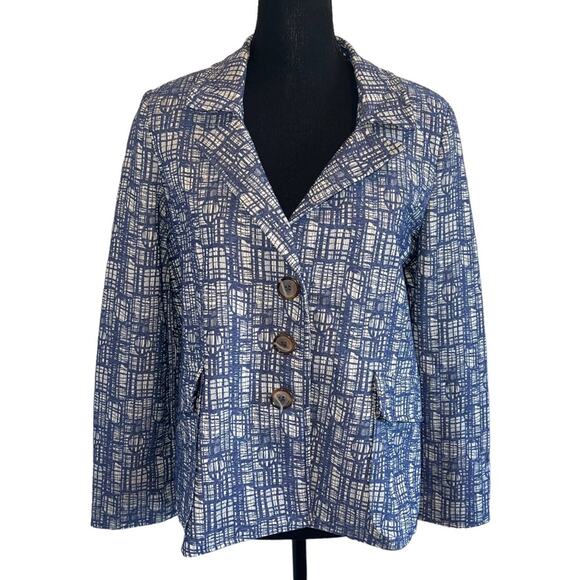 NWT The Man Repeller x PJK Blazer Jacquard Jacket M - Picture 1 of 10
